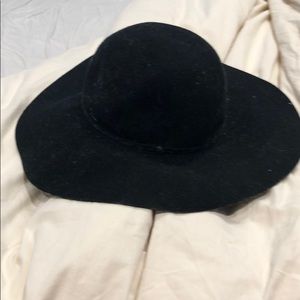 Black felt hat